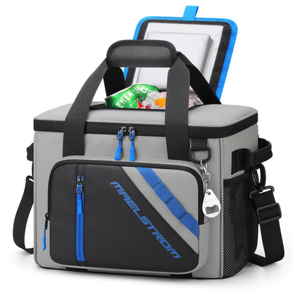 Maelstrom Bolsa Nevera Aislante de Gran Capacidad con Diseño Plegable para Uso Exterior y Diario - Gris