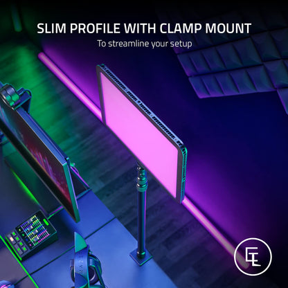 Razer Key Light Chroma,Kit de iluminación Todo en Uno para streaming,