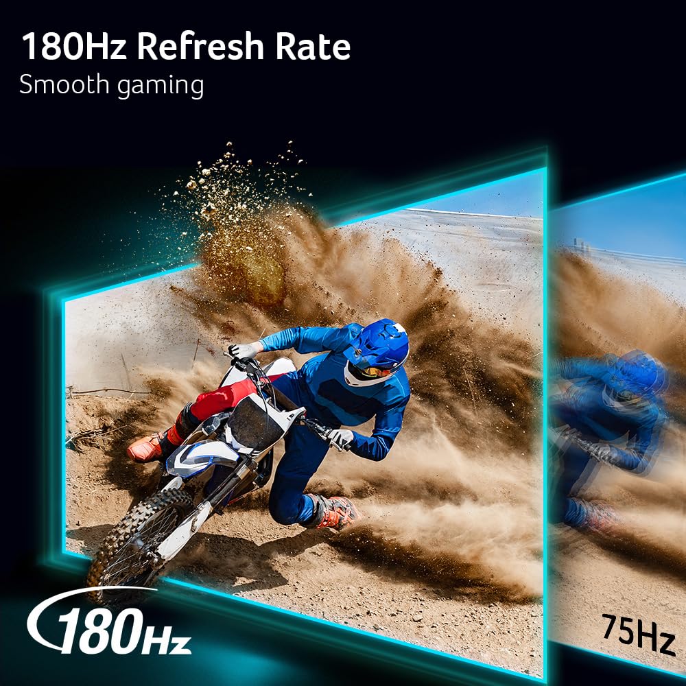 acer Monitor Gamer Nitro ED0 31.5" Curvo FHD (1920 x 1080) Panel VA | frecuencia de actualización 165Hz (por DisplayPort) | Tiempo de Respuesta 1ms (VRB) | Puertos HDMI y DisplayPort
