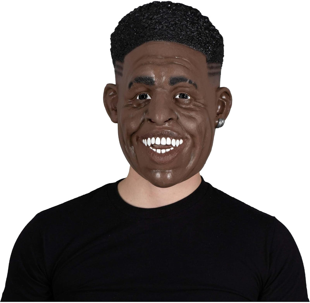 REV Máscara De Futbolista Estrella Brasileña Vinicius, Disfraz Vini Jr. Jugador Profesional Ideal Para Partidos De Futbol, Eventos Deportivos, Porras, Halloween Y Fiestas