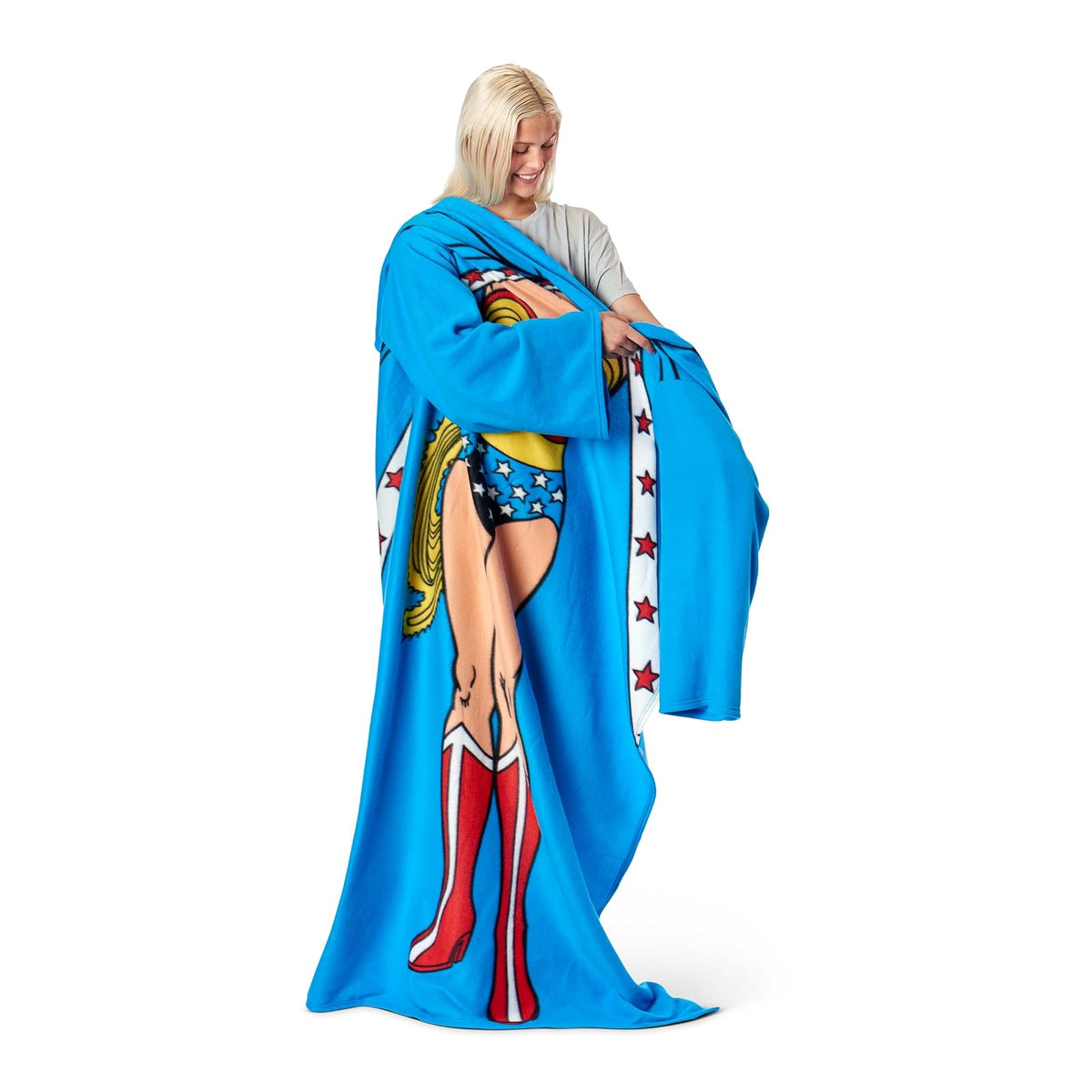 Northwest Wonder Woman - Manta cómoda de Seda con Mangas, 48 x 71 Pulgadas