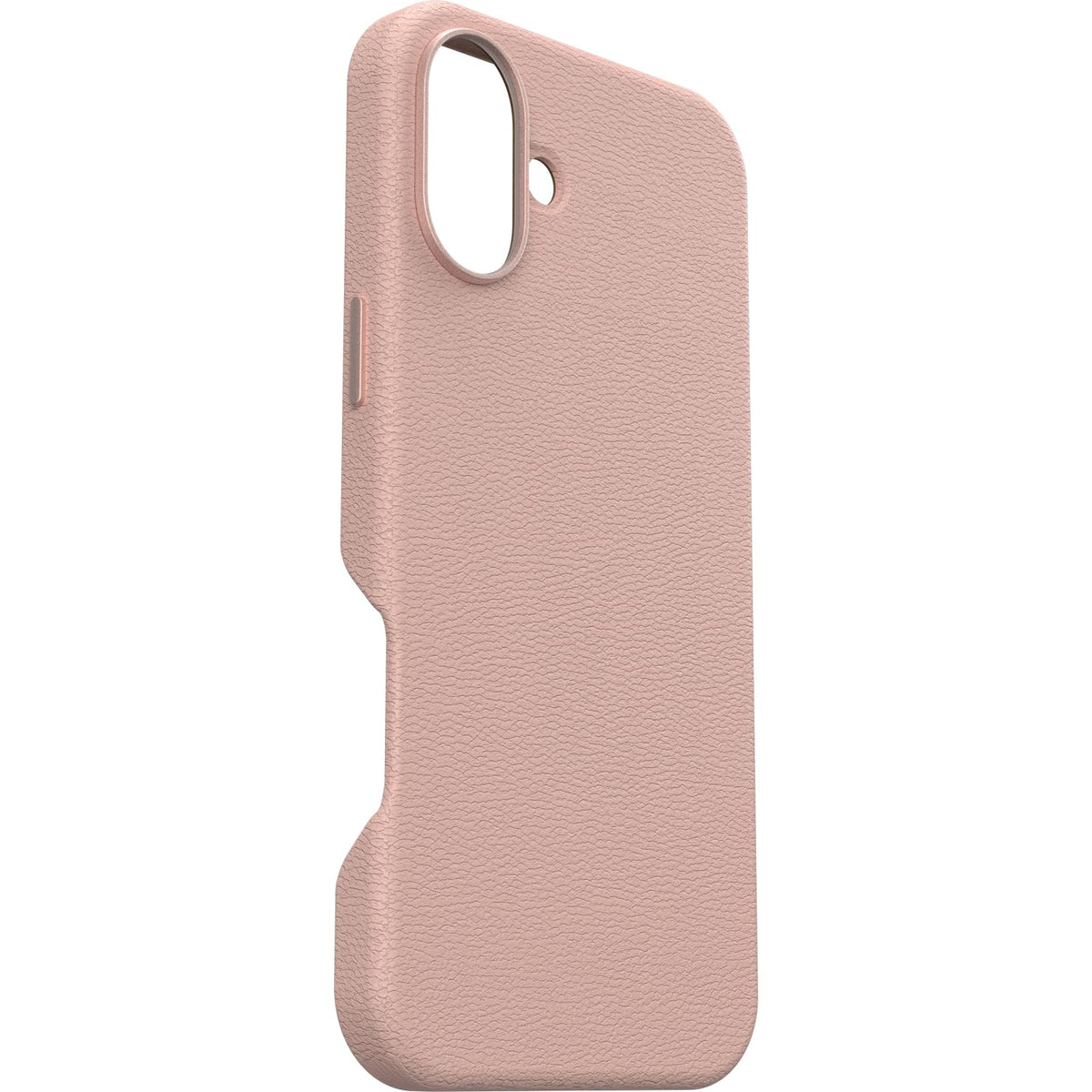 OtterBox iPhone 16 Plus Symmetry Series Cactus Leather - Rosa | Funda protectora delgada de piel de cactus de alta calidad, compatible con MagSafe con protección contra caídas