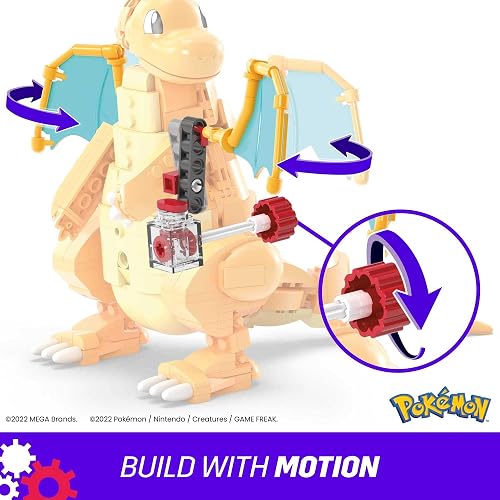 Mega Brands Pokémon Juguete de Construcción Dragonite para niños de 8 años en adelante