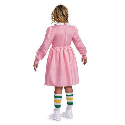 Disguise Eleven Pink Dress Costume for Kids, Official Stranger Things Costume Outfit