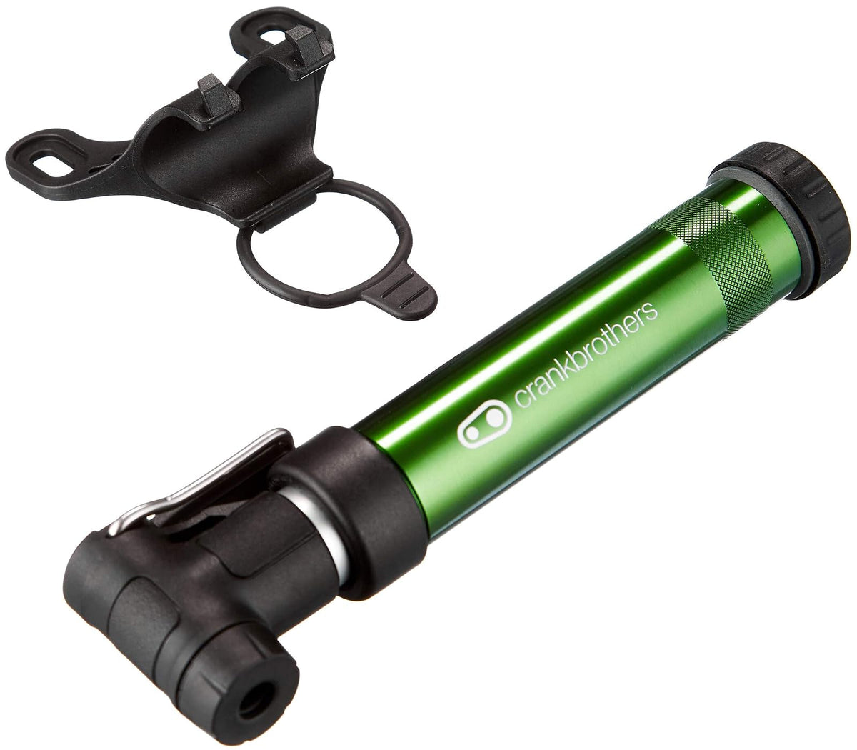 Crankbrothers Gem Bike Bomba de Mano – Bomba de pistón Doble Corta/Larga, Presta/Schrader, Bomba Manual de Alto Volumen y Alta presión