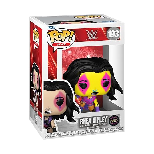 Funko Pop! WWE: Rhea Ripley - Wrestlemania 40-1 in 6 Chance of Rare Chase | Mercancía Oficial - Figura de Vinilo Coleccionable para Decoración - Regalo de Cumpleaños para Fans