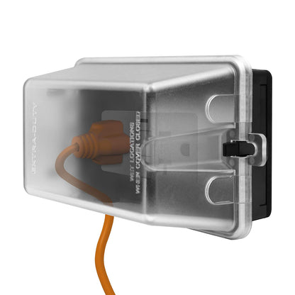 Enerlites Funda de Enchufe para Exteriores, Resistente a la Intemperie - Horizontal o vertical