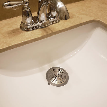 Danco 11040P - Colector de Pelo para Fregadero de baño, Protector de Drenaje de Tina, colador de Fregadero y Tina, Paquete de 2