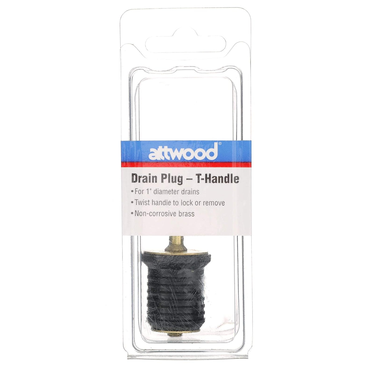 attwood Mango de latón tapón de Drenaje con Mango en T