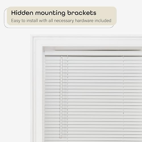 Achim Home Furnishings DSG231WH06 Deluxe Sundown G2 Cordless Blinds, 31" x 64", White