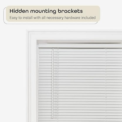 Achim Home Furnishings DSG231WH06 Deluxe Sundown G2 Cordless Blinds, 31" x 64", White