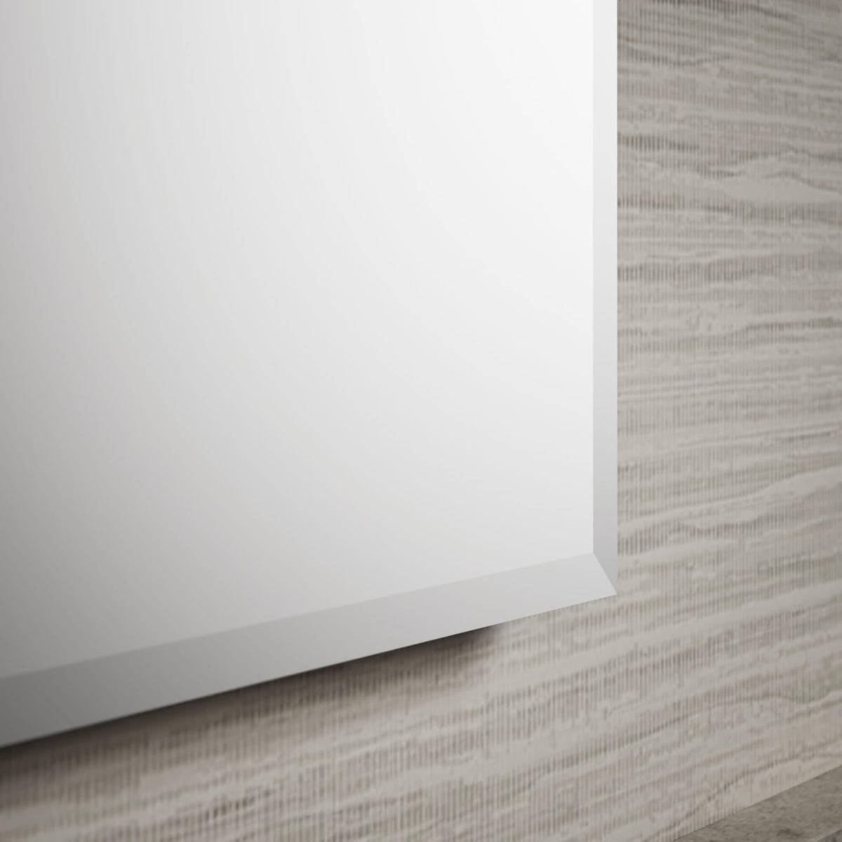 Kohler K-CB-CLR1620FS - Botiquín de aluminio de una puerta con puerta de espejo, bordes biselados, instalación empotrada, Plateado, 40.64 x 50.8 cm