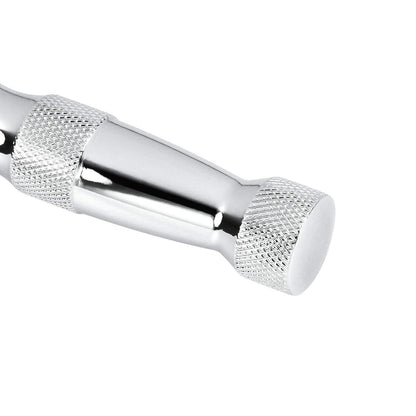 Powerbuilt Trinquete Stubby, mini llave de trinquete de 1/4 pulgadas, reversible de 72 dientes, espacios reducidos, liberación rápida - 940478