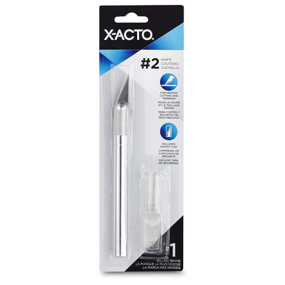 X-ACTO #2 Knife with Cap, Silver (X3602)