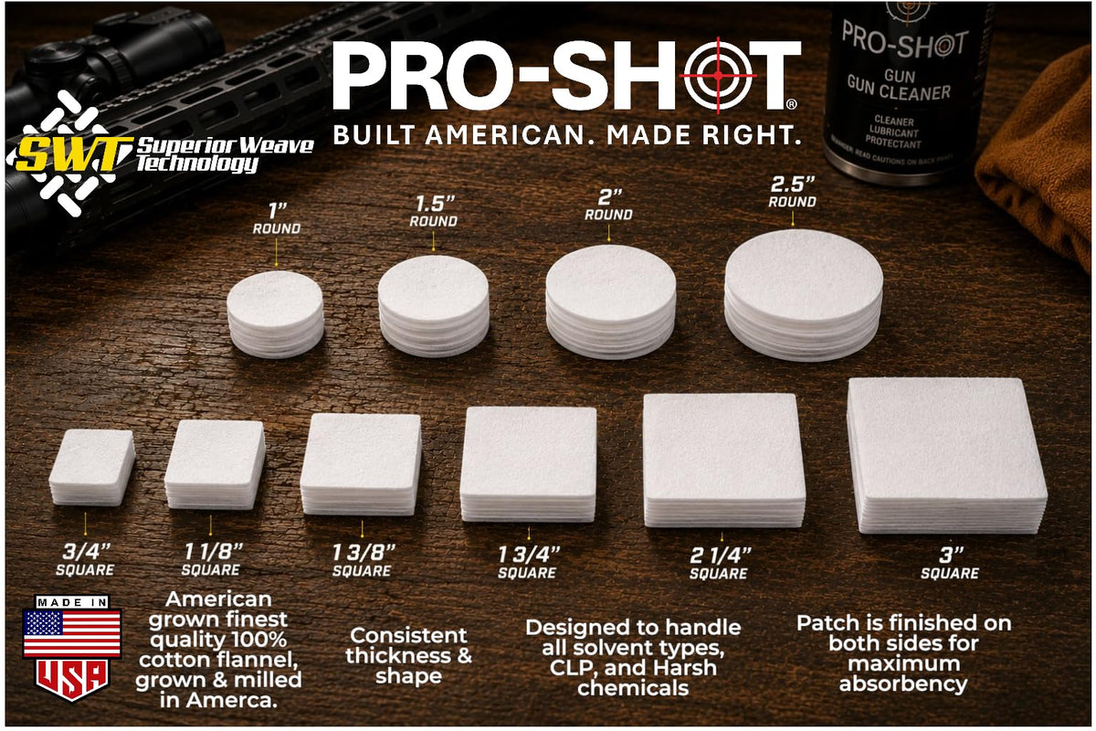 Pro-Shot 12-16 Gauge 50 Count Patches