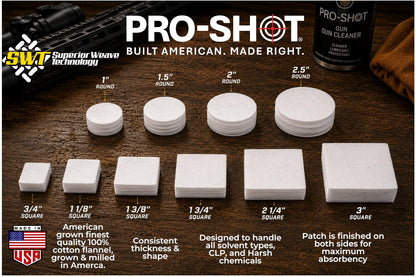 Pro-Shot 12-16 Gauge 50 Count Patches