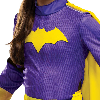 Disfraz de Batwheel Batgirl, traje oficial de Batwheels y tocado, tamaño (4-6)