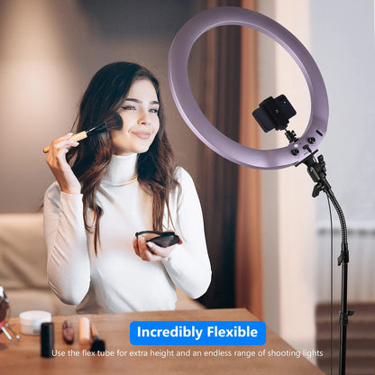 NEEWER 10 "/ 25 cm de Metal Flexible Brazo Tubo para LED Luces de Video, Anillo de Luz de Flash y Otros Accesorios de Fotografía con 1/4" Tornillo de Rosca