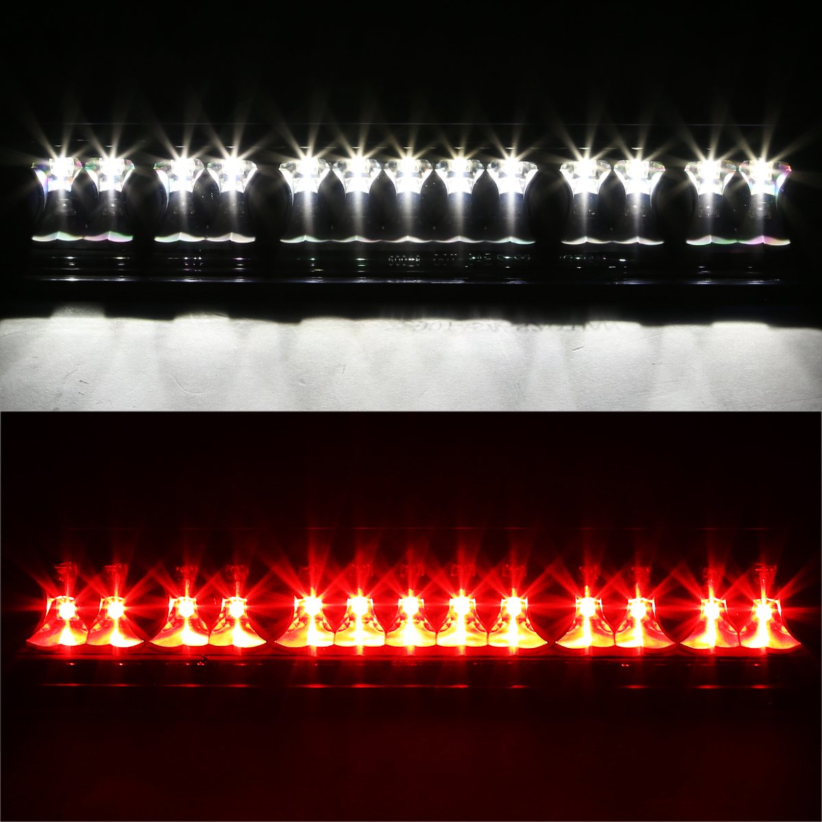 DNA Motoring Luz de Freno LED de Tercera Cola, Cromado, 3BL-TTU00-LED-CH [compatible con Toyota Tundra 00-06]