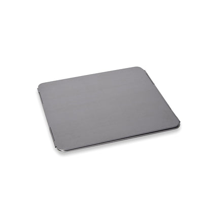 Fox Run 5938 Protector de Salpicaduras Antiadherente de 3 Lados para Estufa y Sartén, 9 x 10,25 Pulgadas, Acero Gris, Medium