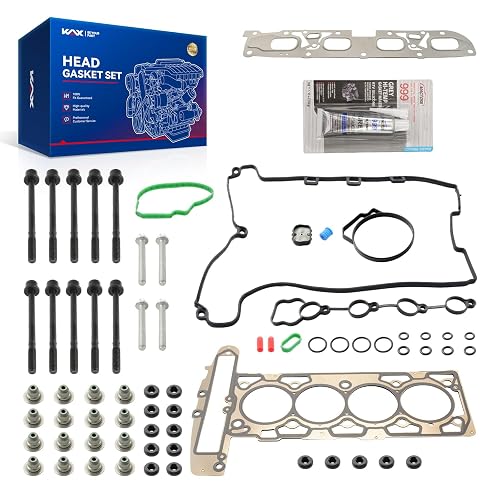 KAX HS26466PT-1 Juego de juntas de cabeza de motor para Chevy Malibu 2008-2012, Cobalt 2009-2010, HHR 2008-2011, Pontiac G6 2008-2010, Saturn Vue 2008-2010, Aura 2008-20000008 9, G5, G5 Sky 2.2L 2.4L