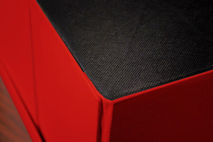 Samsill PNS-02-LS-RD Caja de Almacenamiento y Archivo, 9.75 x 9.75 x 5.75, color Rojo
