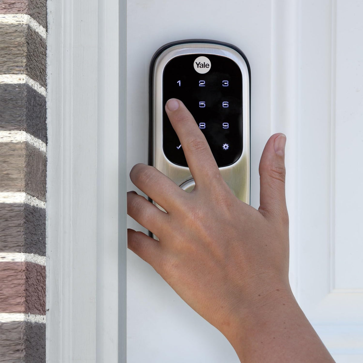 Yale Assure Llave de bloqueo última intervensión visualización táctil Deadbolt en níquel satinado, no conectado, Oil Rubbed Bronze