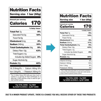 Quest Nutrition Double Chocolate Chunk Protein Bar, High Protein, Low Carb, Gluten Free, Keto Friendly, 12 Count