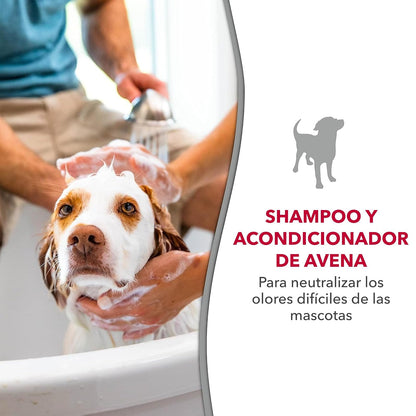 Nature's Miracle Natureâ€™s Miracle Oatmeal Shampoo & Conditioner for Dogs, 32 Oz, Pistachio Cream Scent