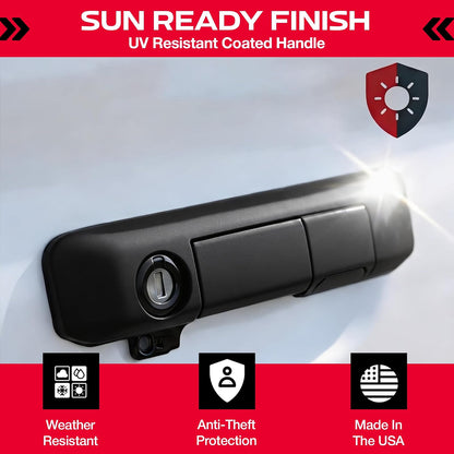 Pop & Lock PL5400 - Candado manual para portón trasero con tecnología de código de pernos para Toyota Tacoma