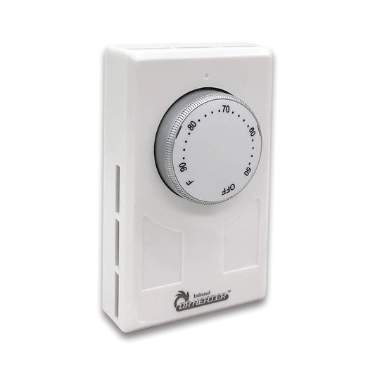 Dr. DR-001 - Termostato de Pared (4 Cables, 120-277 V, 3360-7756 W), Color Blanco