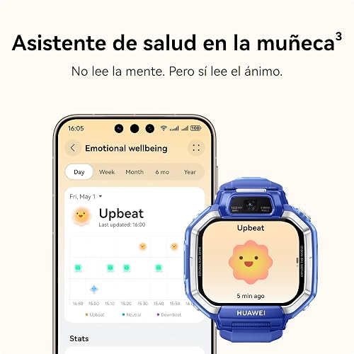 Huawei Watch Kids X1 Smartwatch Rosa | Reloj inteligente para Niños, Localización precisa, Videollamadas HD de 1.82”, SOS, Control Parental, Batería de 850 mAh