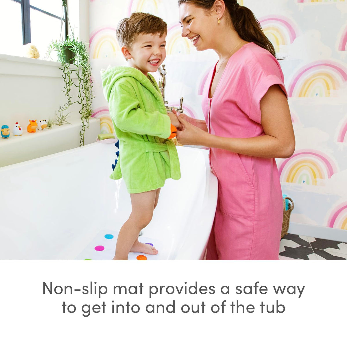 Munchkin Dandy Dots Bath Mat