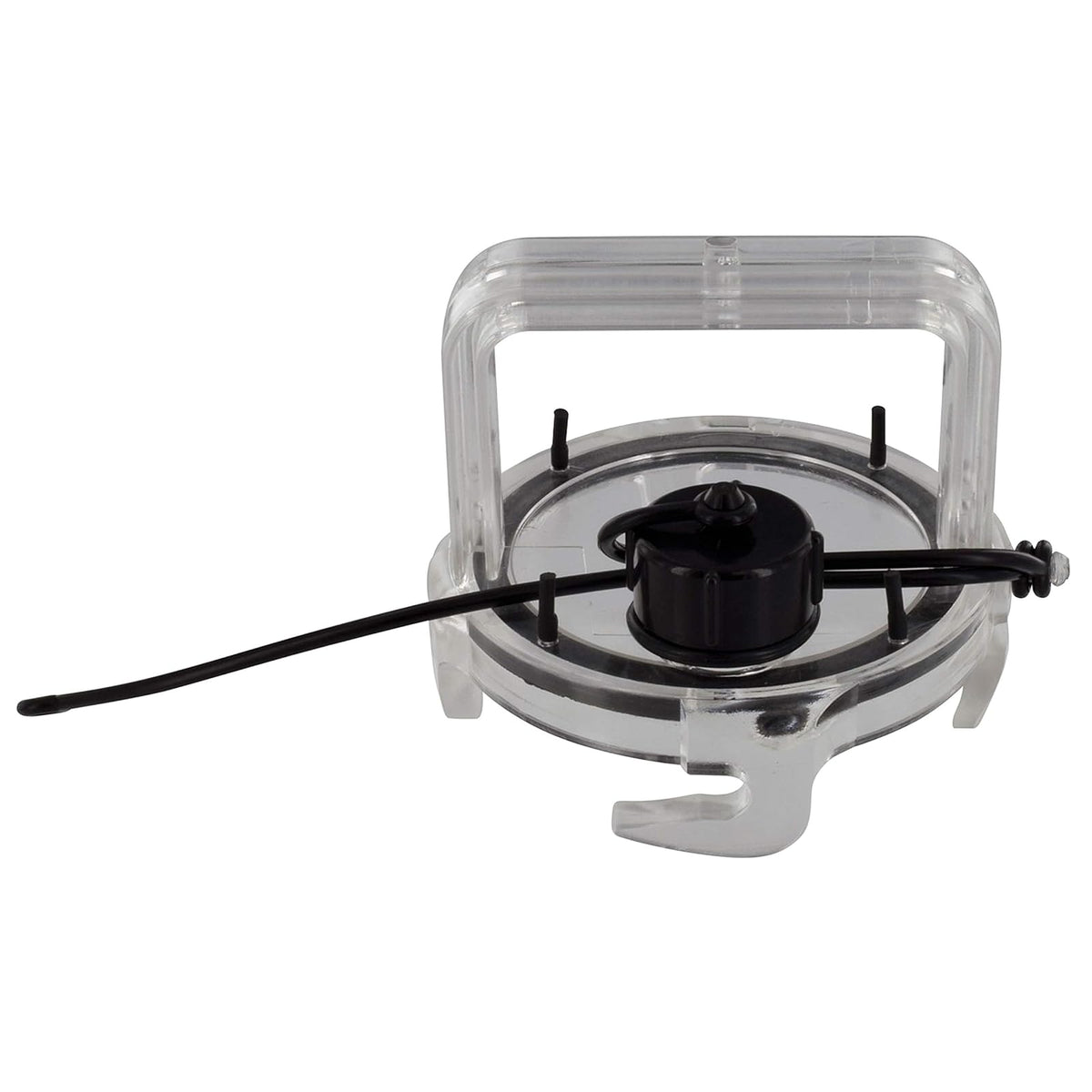 Valterra F02-3106CL Clear 3.9" OD EZ Coupler Waste Valve Cap with Handle