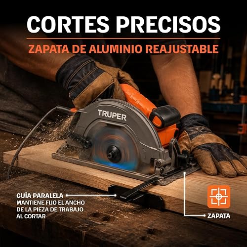 Truper SICI-7-1/4A3, Sierra circular 7-1/4" 1500 W profesional | Profesional
