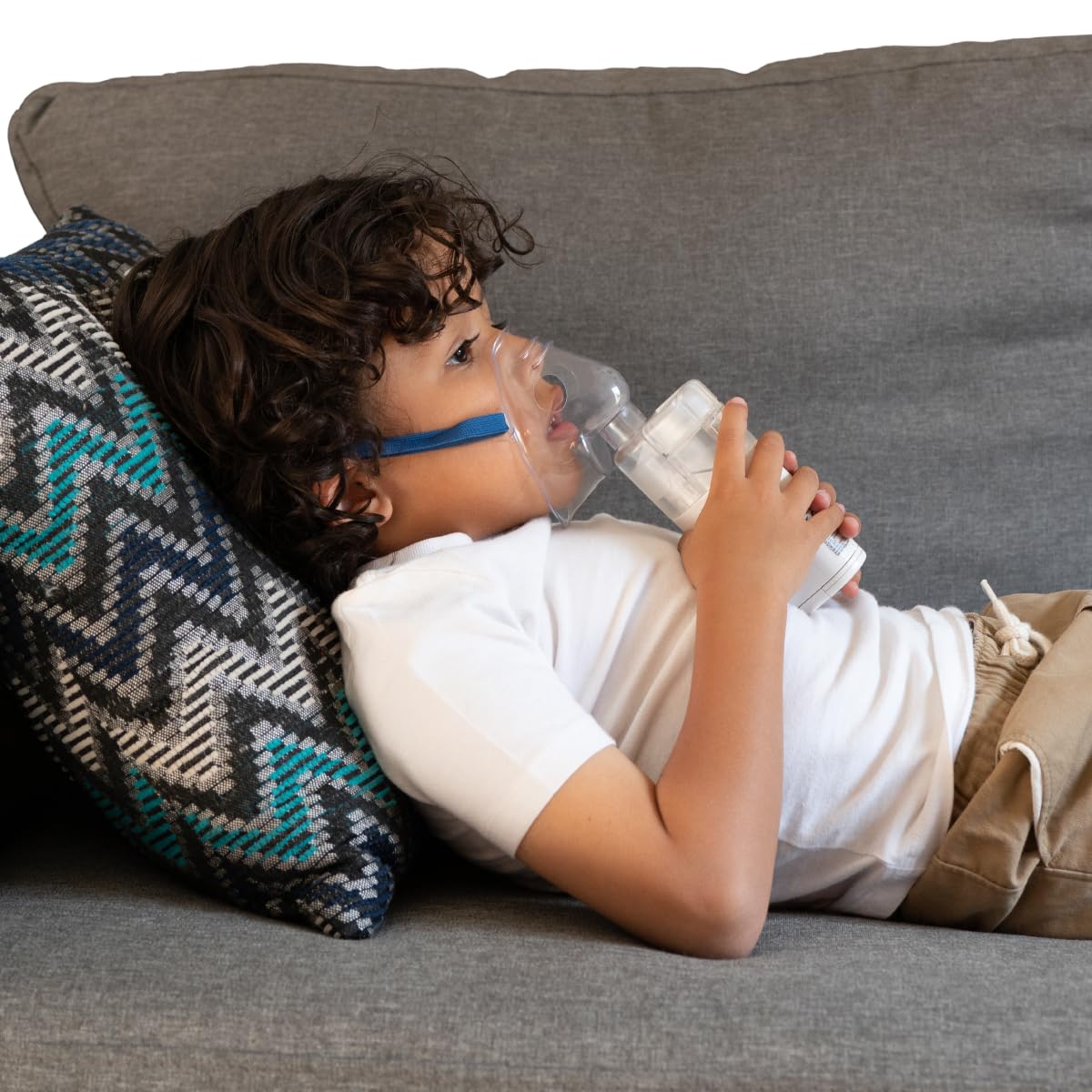 OMRON MicroAIR NE-U100 Nebulizador Portátil, Silencioso y Compacto | Tecnología Mesh, nebuliza en cualquier posición (360°). Tamaño bolsillo, 120 g. Uso con 2 pilas, aprox. 4 h. Garantía 3 años.