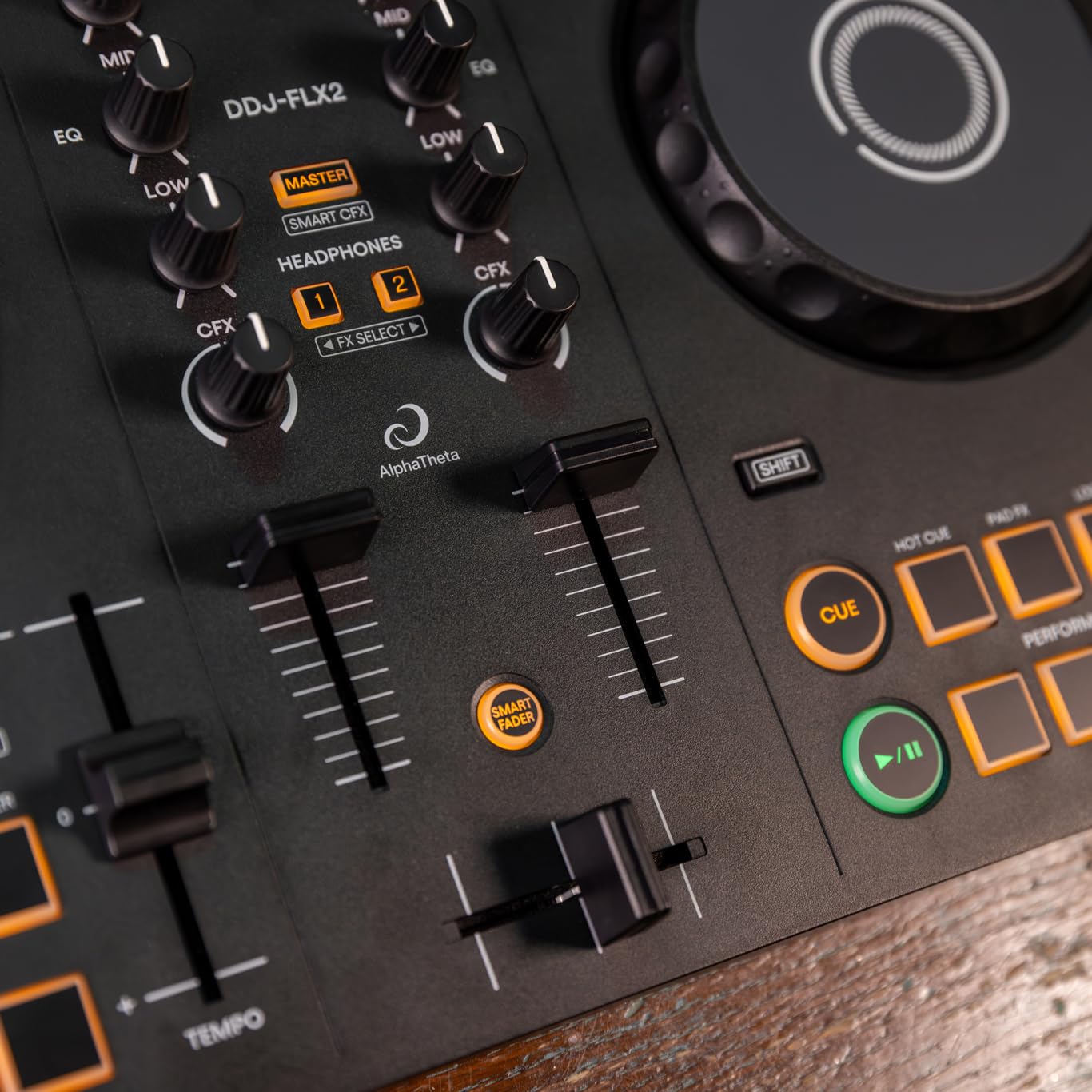 Controlador Pioneer DJ AlphaTheta Driver DJ Compacto de 2 Canales Modelo DDJ-FLX2