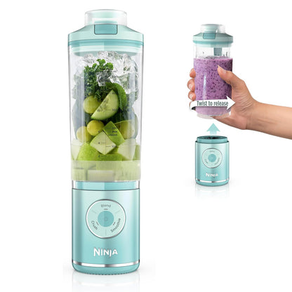 Ninja Blast Max Licuadora Portátil Recargable 22 oz - Sea Glass