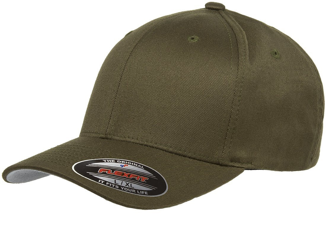 Flexfit Gorra de béisbol atlética para Hombre Gorra para Hombre - Verde -Oliva - CH-M