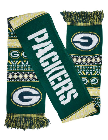 NFL JTNFL-3041-GB Bufanda para Invierno Packers Unisex Adulto, Color Verde, Unitalla