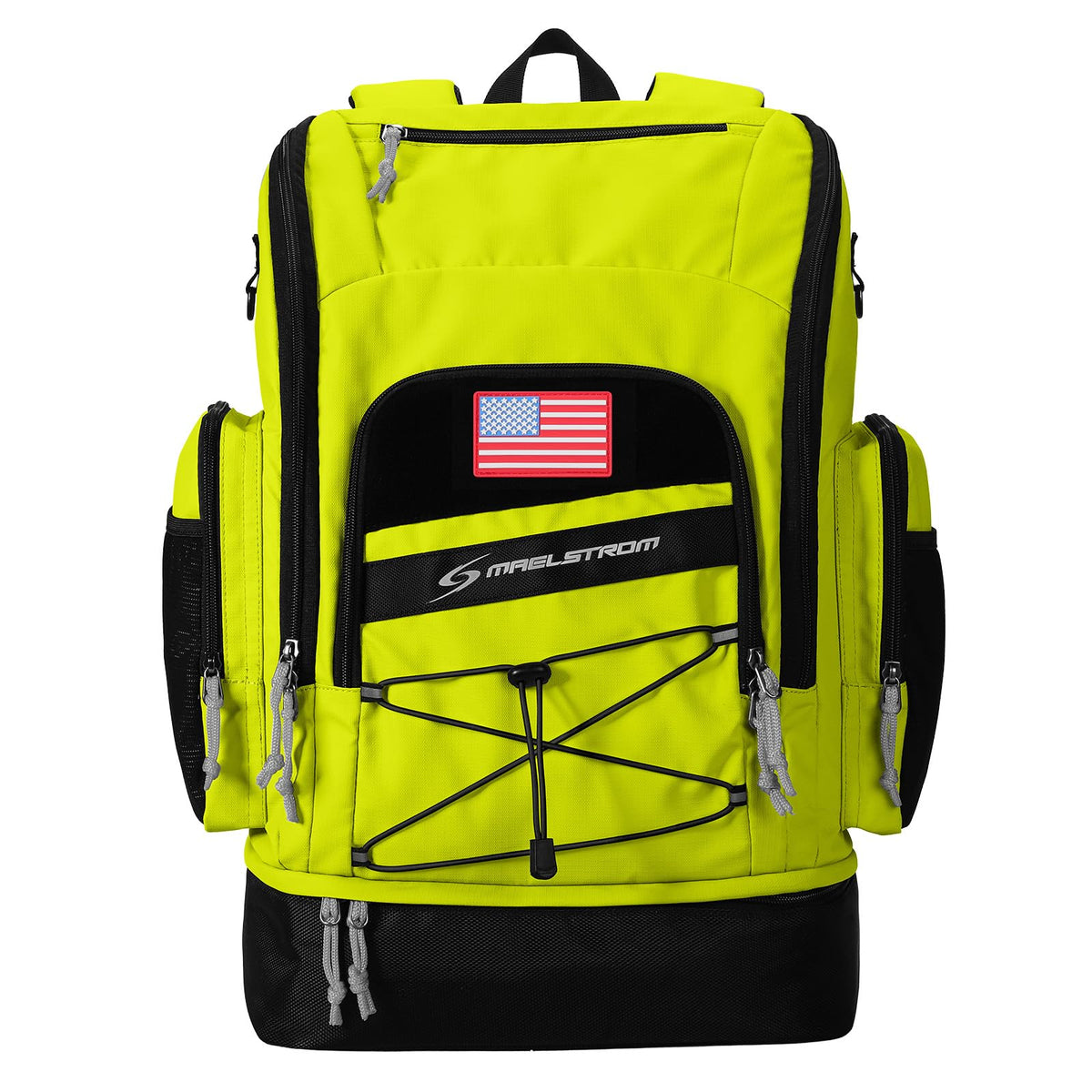 Maelstrom Mochila Deportiva Impermeable 35L con Compartimentos Funcionales para Actividades Acuáticas - 35 L - Amarillo Brillante