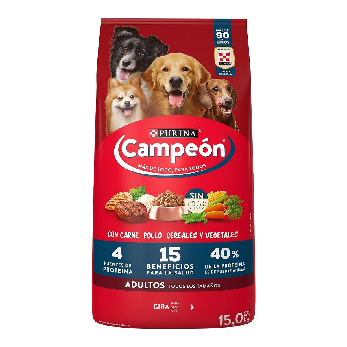 Alimento para Perros Campeon Adulto Prime 15 Kg