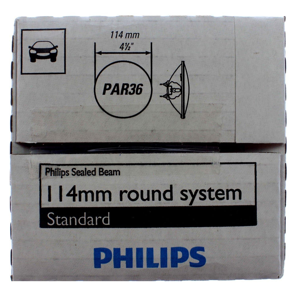Philips Standard Sealed Beam 4411, Paquete de 1 | Sustituye a 22980 24448. Reemplazo de grado OE.