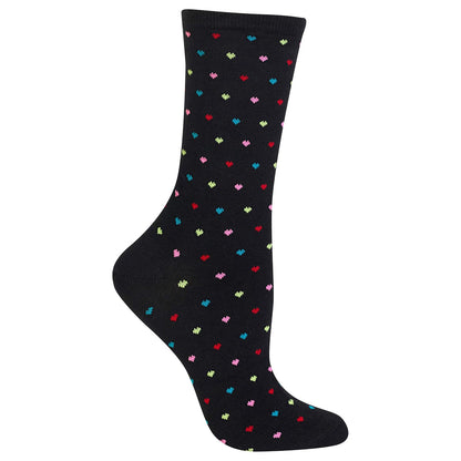Hot Sox Women's Fun Dog Lovers Crew Socks-1 Pair Pack-Cool & Cute Wordplay Novelty Fashion Gifts