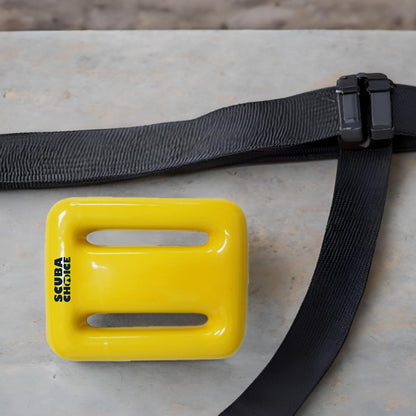 Scuba Choice Amarillo con Revestimiento de Vinilo Buceo Plomos