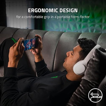 Razer Kishi V2 Controlador de Juegos Móviles para Android: Controles de Calidad de Consola - Ajuste Universal con Puente Extensible - Transmite Juegos de PC, Xbox, PlayStation