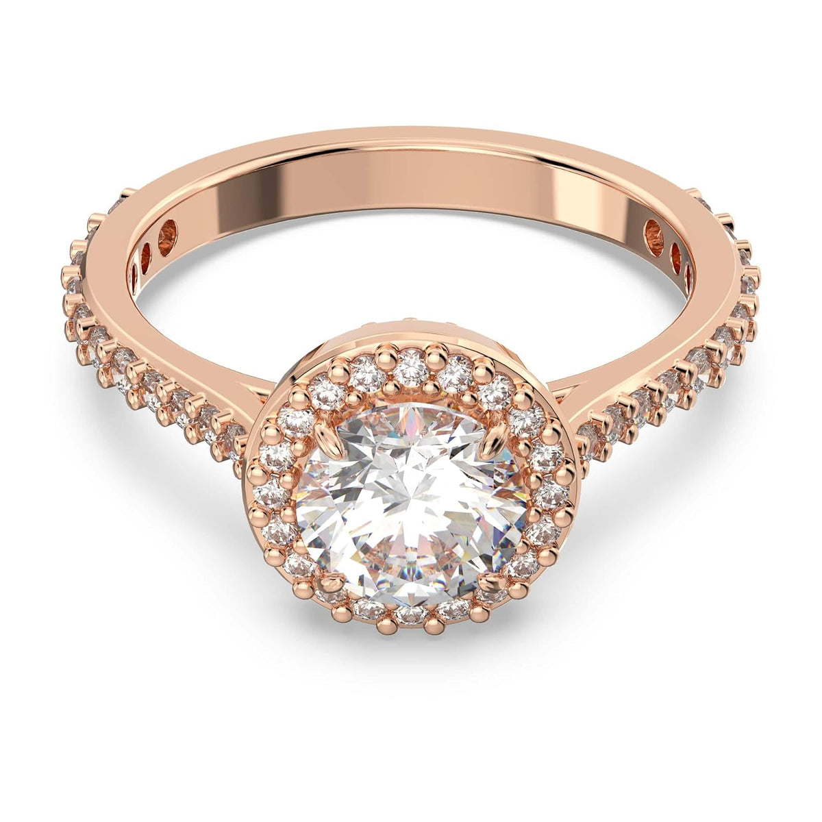 Swarovski Damen-Damenring Metall Kristall 32022381