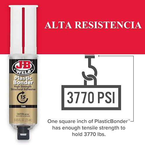 J-B Weld Oficial Jeringa Adhesivo Plastico 50133SPA 25ml