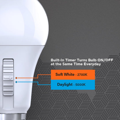 Temporizador LED A19 800L 2CCT