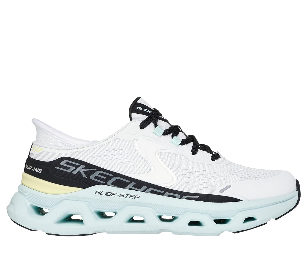 Skechers Glide-Step Altus - Zapatillas sin Cordones para Mujer | Zapatillas de deporte, parte superior de malla diseñada, entresuela geométrica deslizante, lavable a máquina